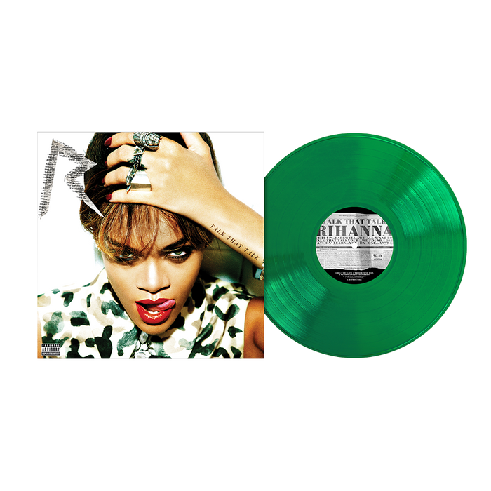 Rihanna - high quality Talk That Talk TRANSLUCENT EMERALD GREEN COLORED Vinyl 2xLP Limited