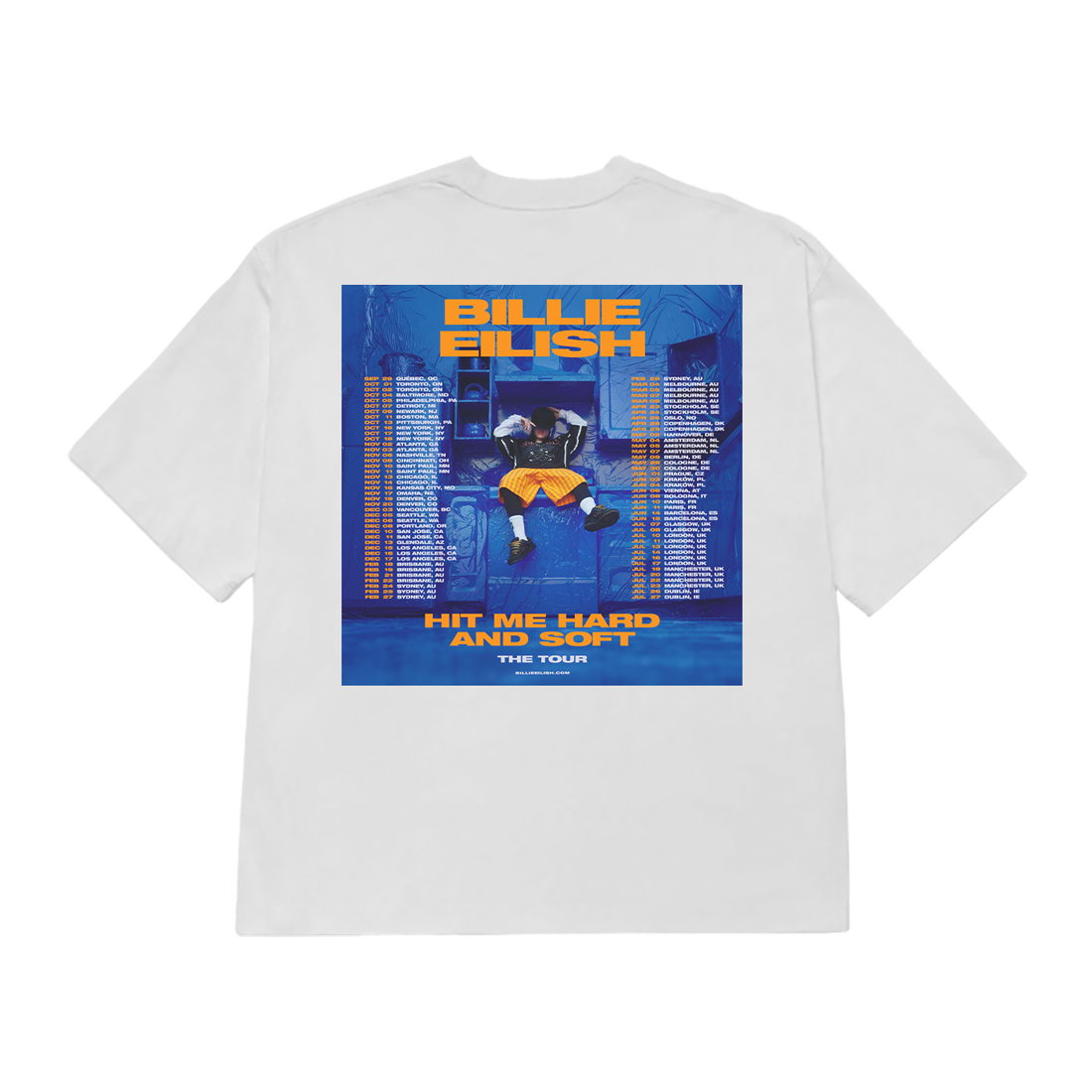 HIT ME HARD AND SOFT Admat Poster Tee