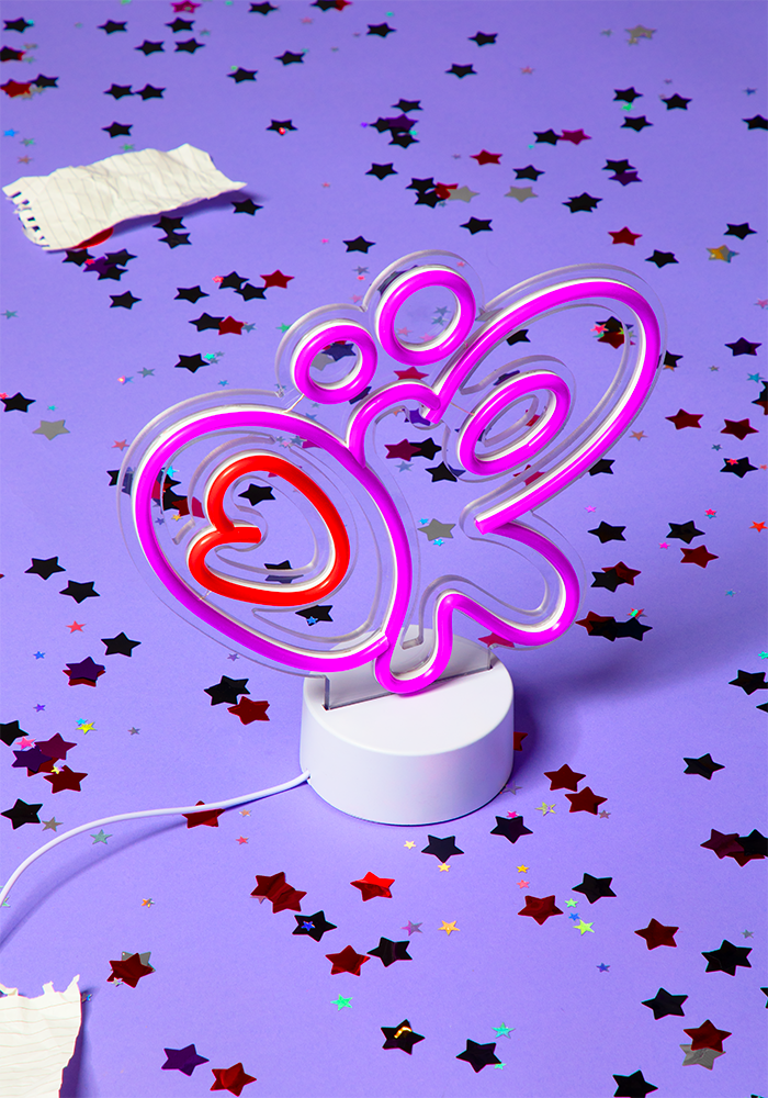 olivia rodrigo logo neon table light