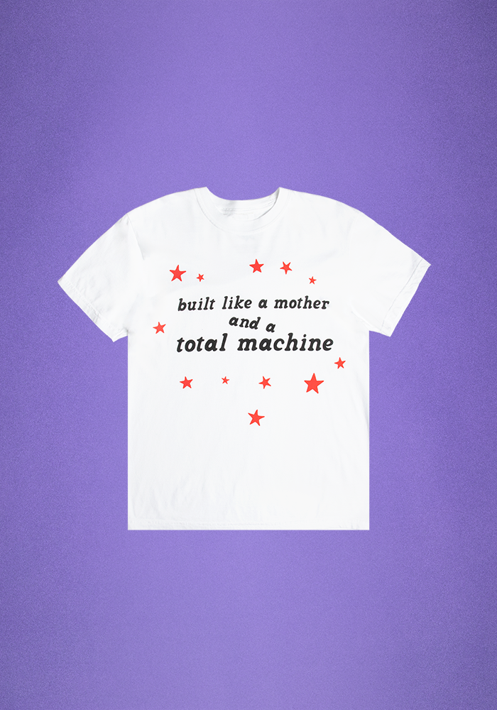 built like a mother and a total machine t-shirt