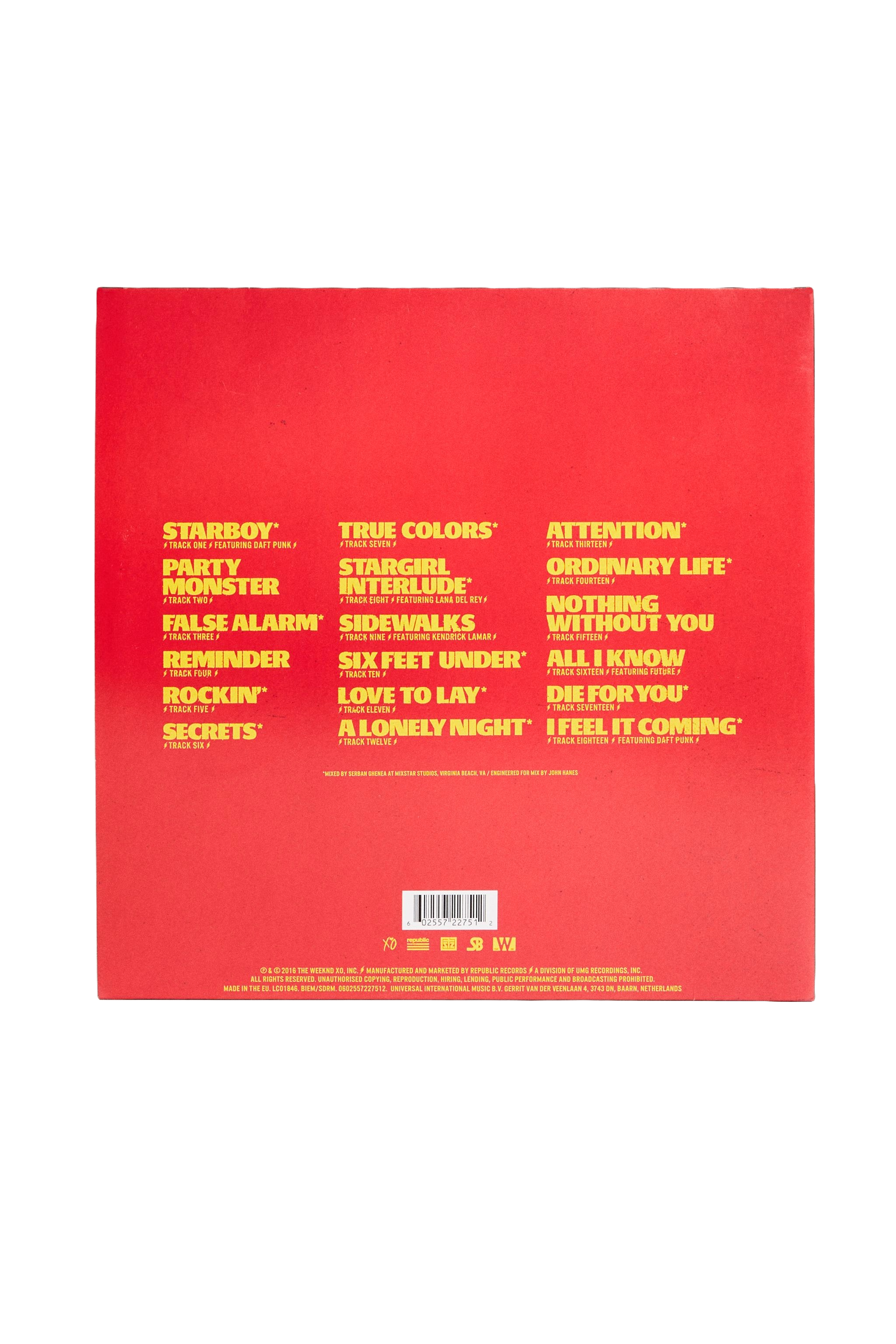 Starboy (Red Vinyl)