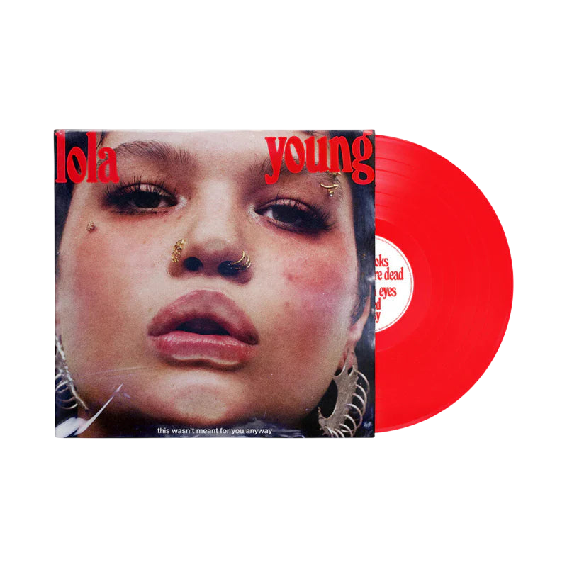 this wasn't meant for you anyway: transparent red vinyl