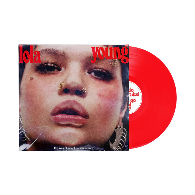 this wasn't meant for you anyway: transparent red vinyl