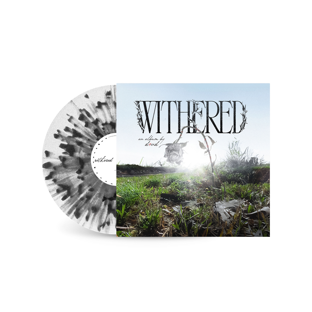 WITHERED Exclusive Vinyl - White with Black Splatter + Signed Art Card