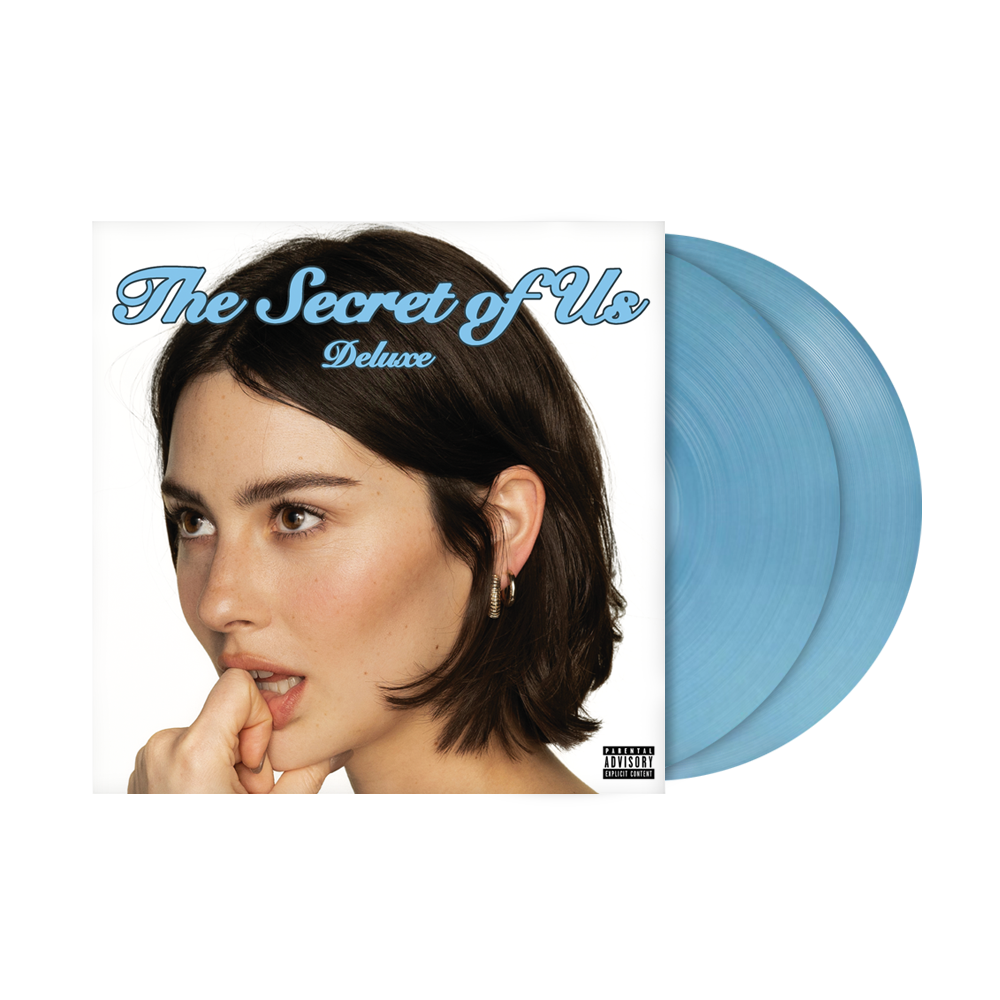 The Secret of Us Deluxe Transparent Blue Vinyl