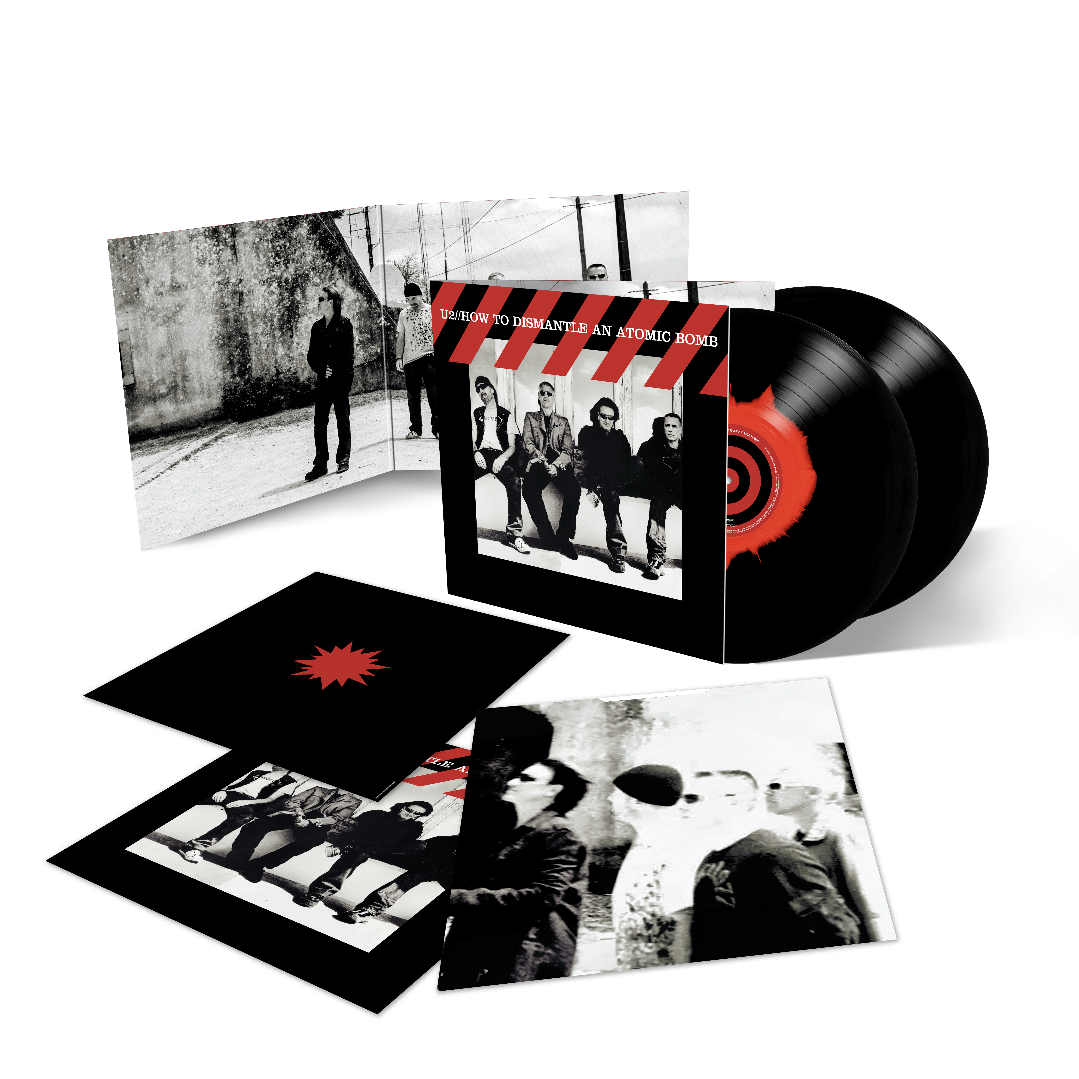 How To Dismantle An Atomic Bomb (20th Anniversary) 2LP Black & Red Ink Spot Vinyl - D2C