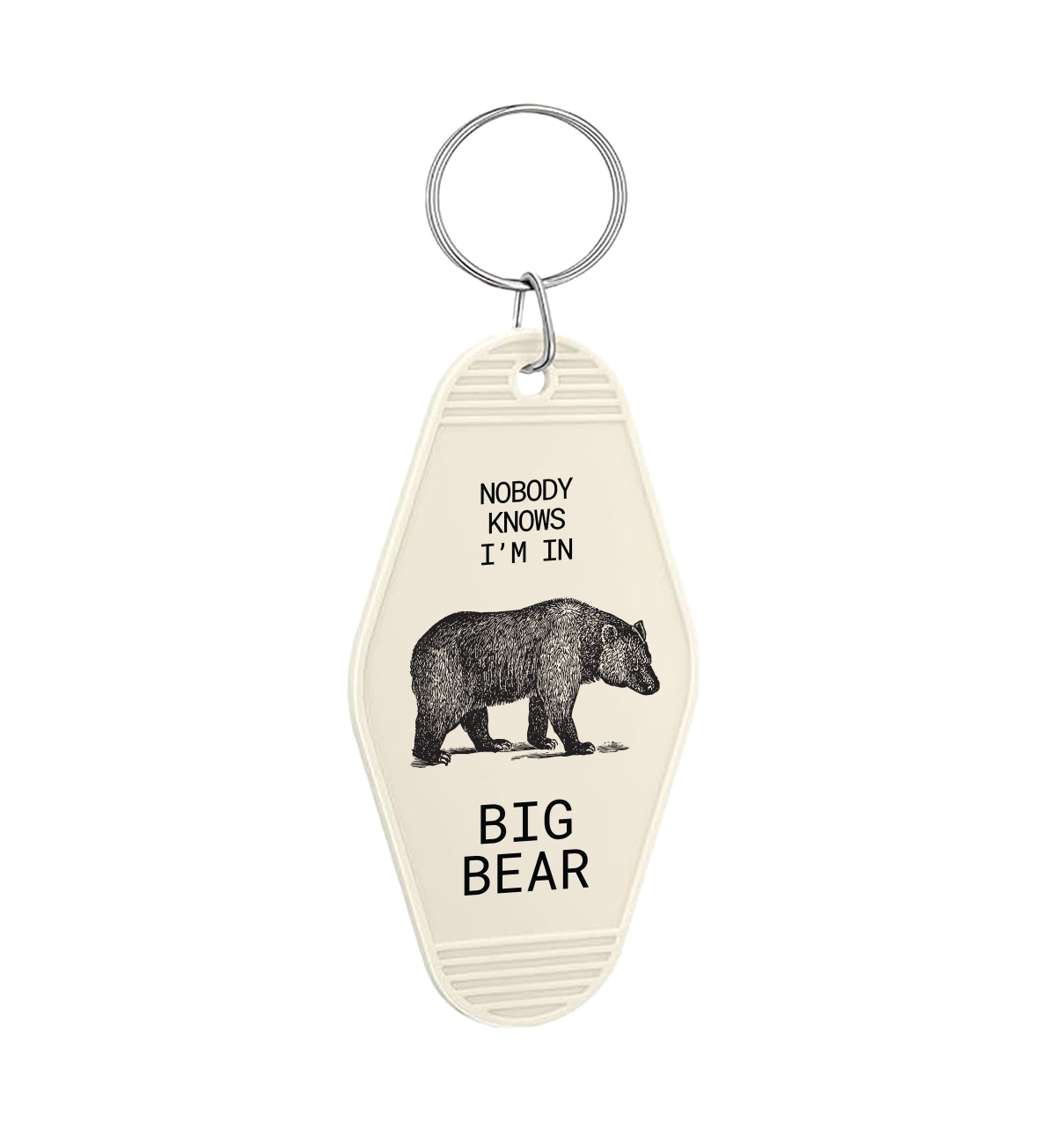 Big Bear Motel Keychain