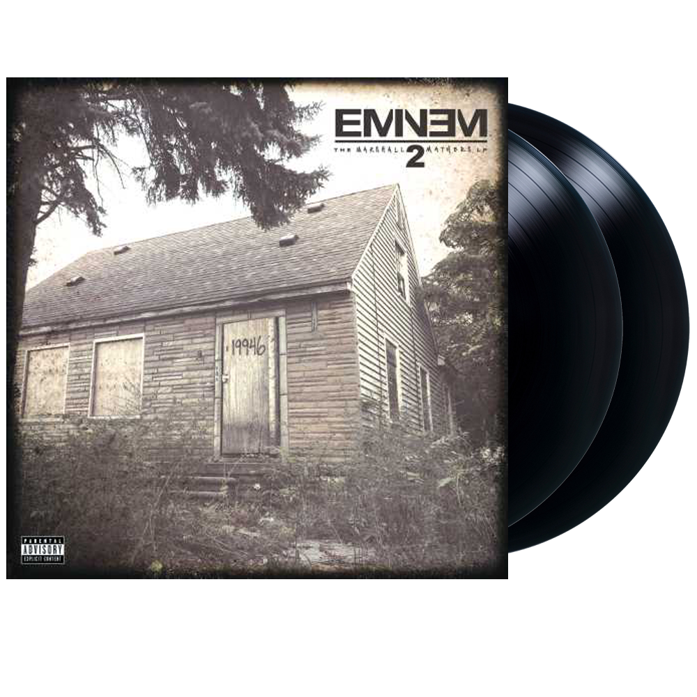 Eminem Recovery 2LP Vinyl Limited Black 12 Record