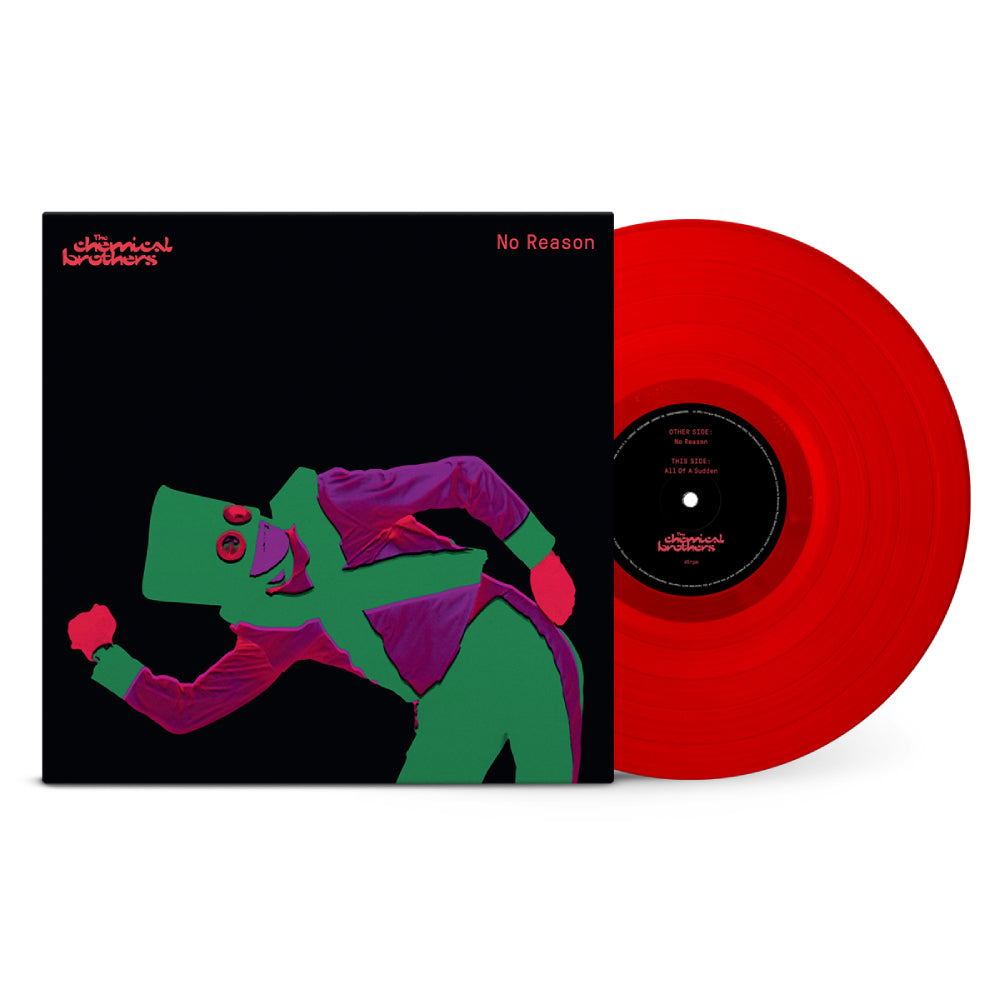 Single 12" No Reason en vinyle rouge 