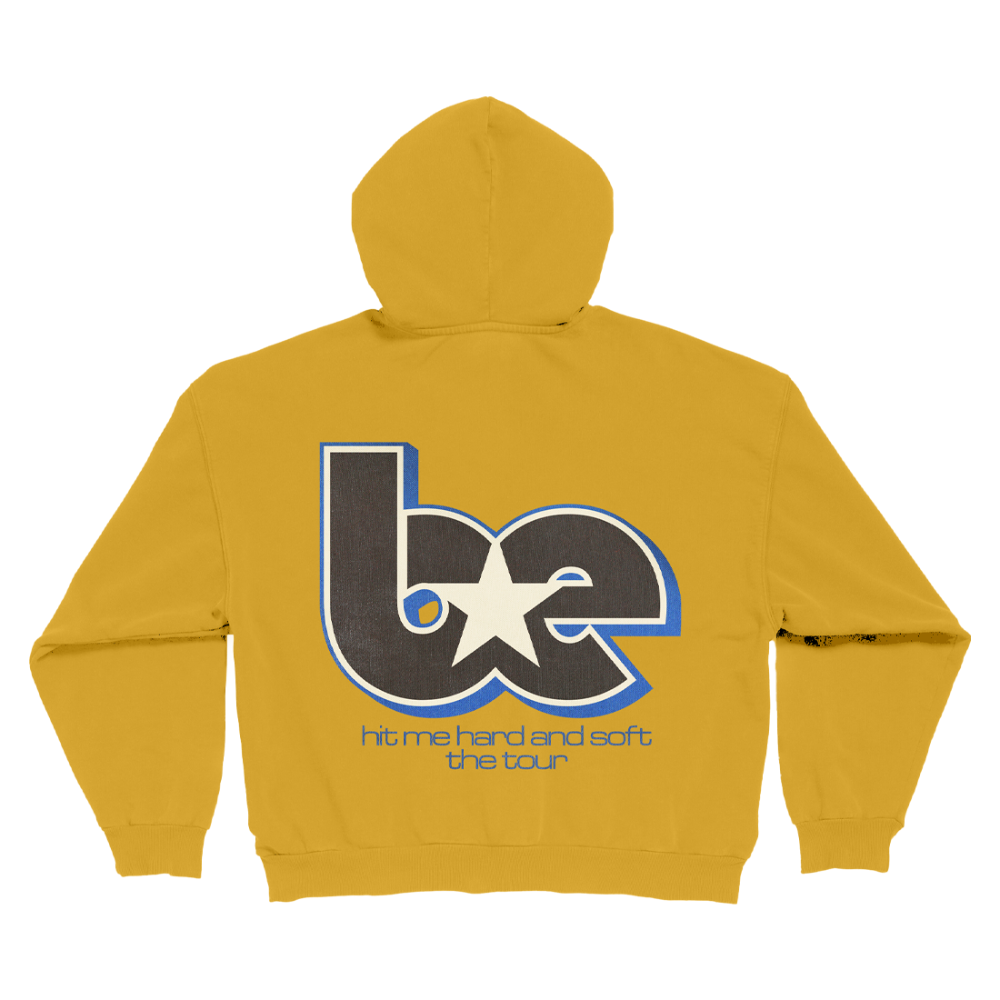 Billie eilish yellow reserved hoodie hotsell