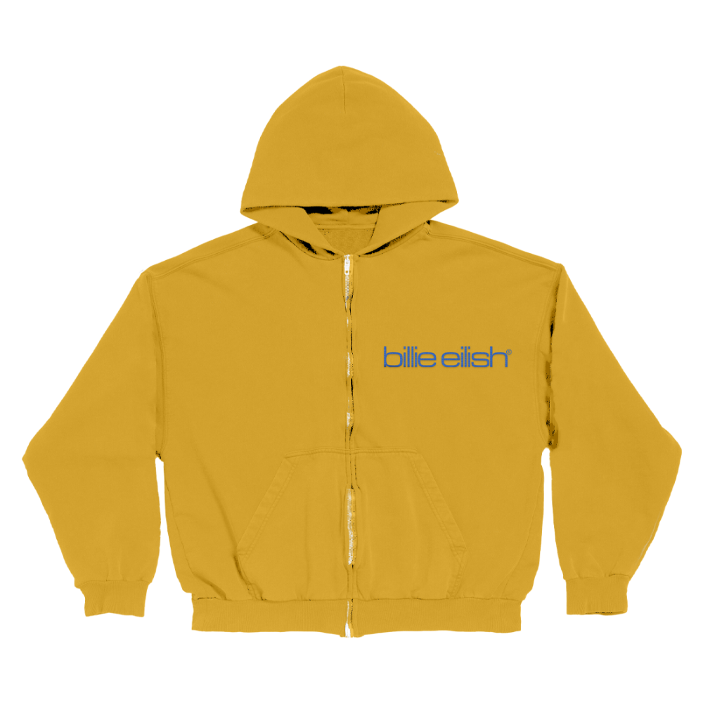 Billie Yellow Tour Zip Hoodie UMUSIC Shop Canada