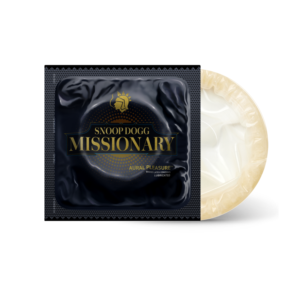 Disque blanc avec image standard missionnaire