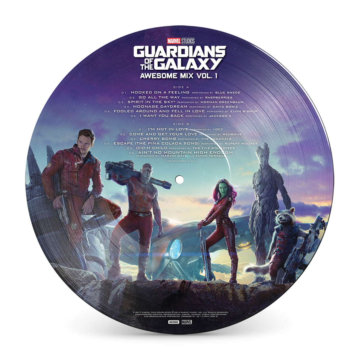 Guardians Of The Galaxy: Awesome Mix Vol.1 (Picture Disc)