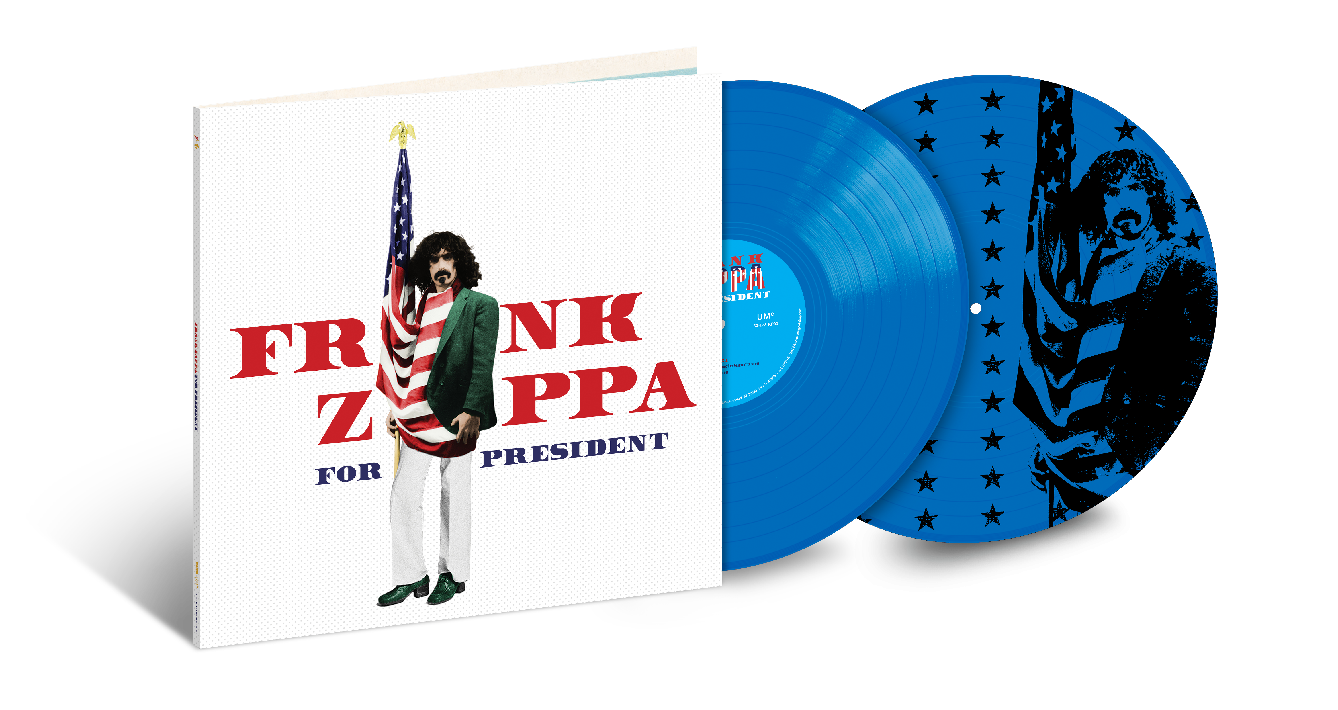 Frank Zappa For President (2LP) *Mystery Vinyl* - Red or White or Blue