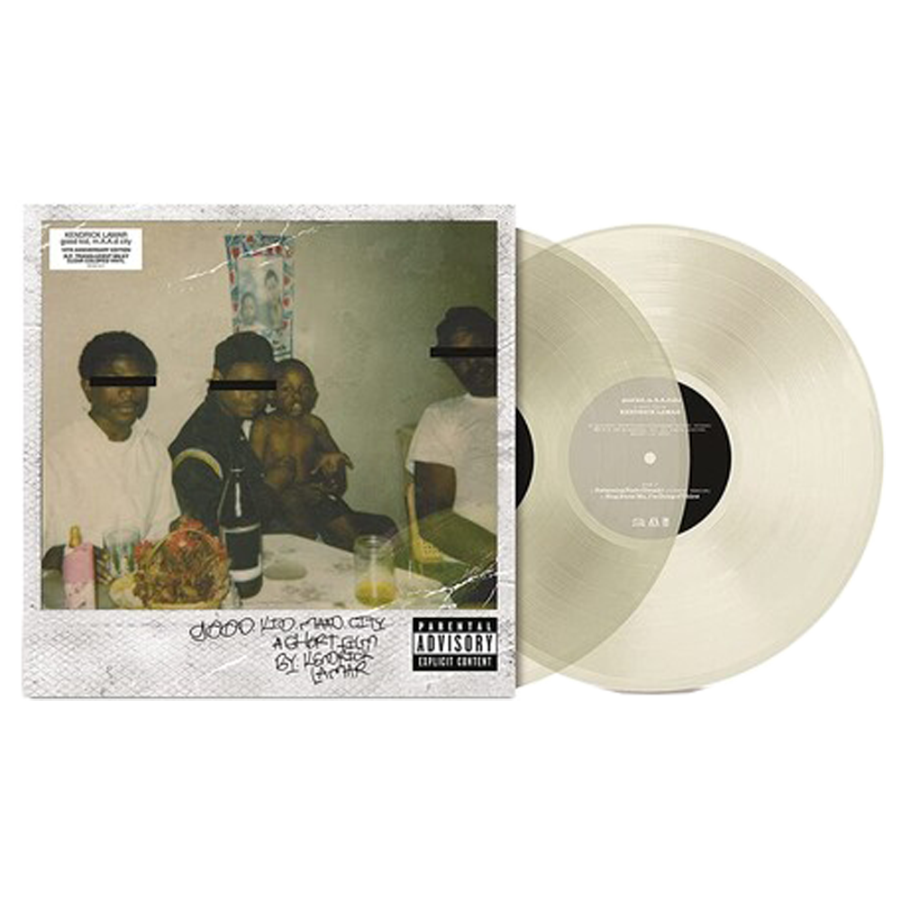 good kid, m.A.A.d city (10th Anniversary Edition) Translucent Milky Clear 2 LP