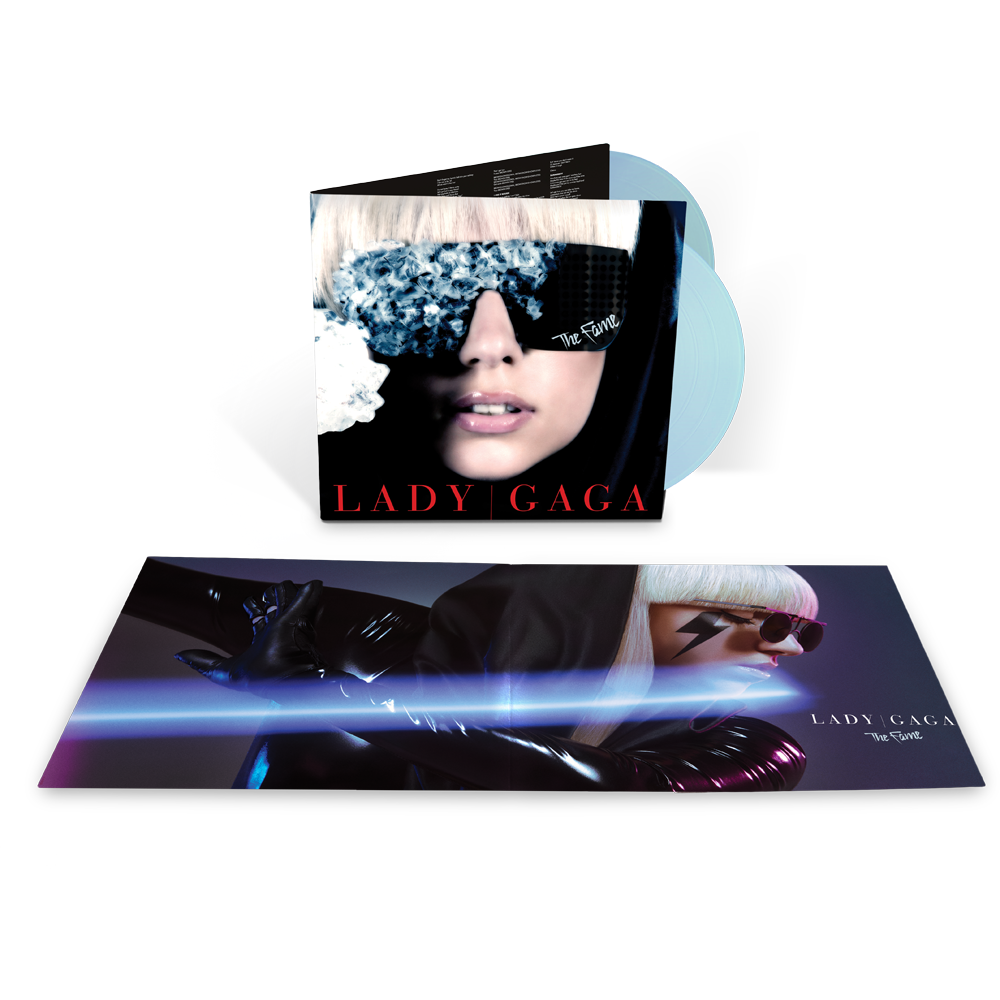 Vinyle bleu clair translucide The Fame 