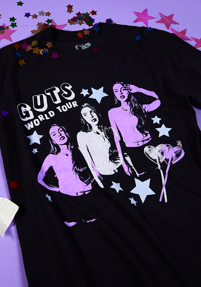 T-shirt GUTS World Tour Lollypop Dateback en noir