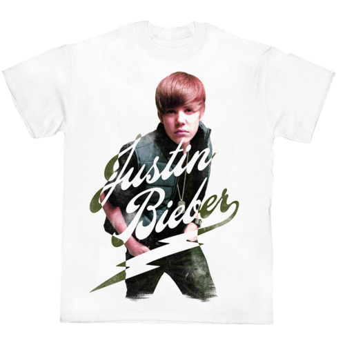 JUSTIN BIEBER PHOTO T-SHIRT