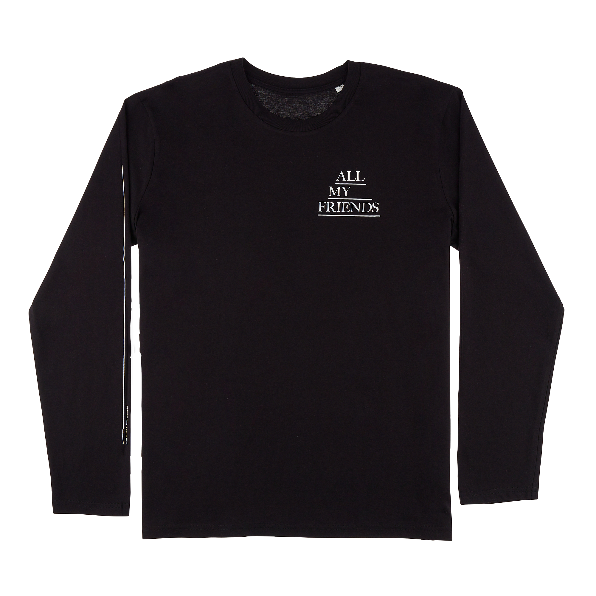 All My Friends Black Longsleeve Tee