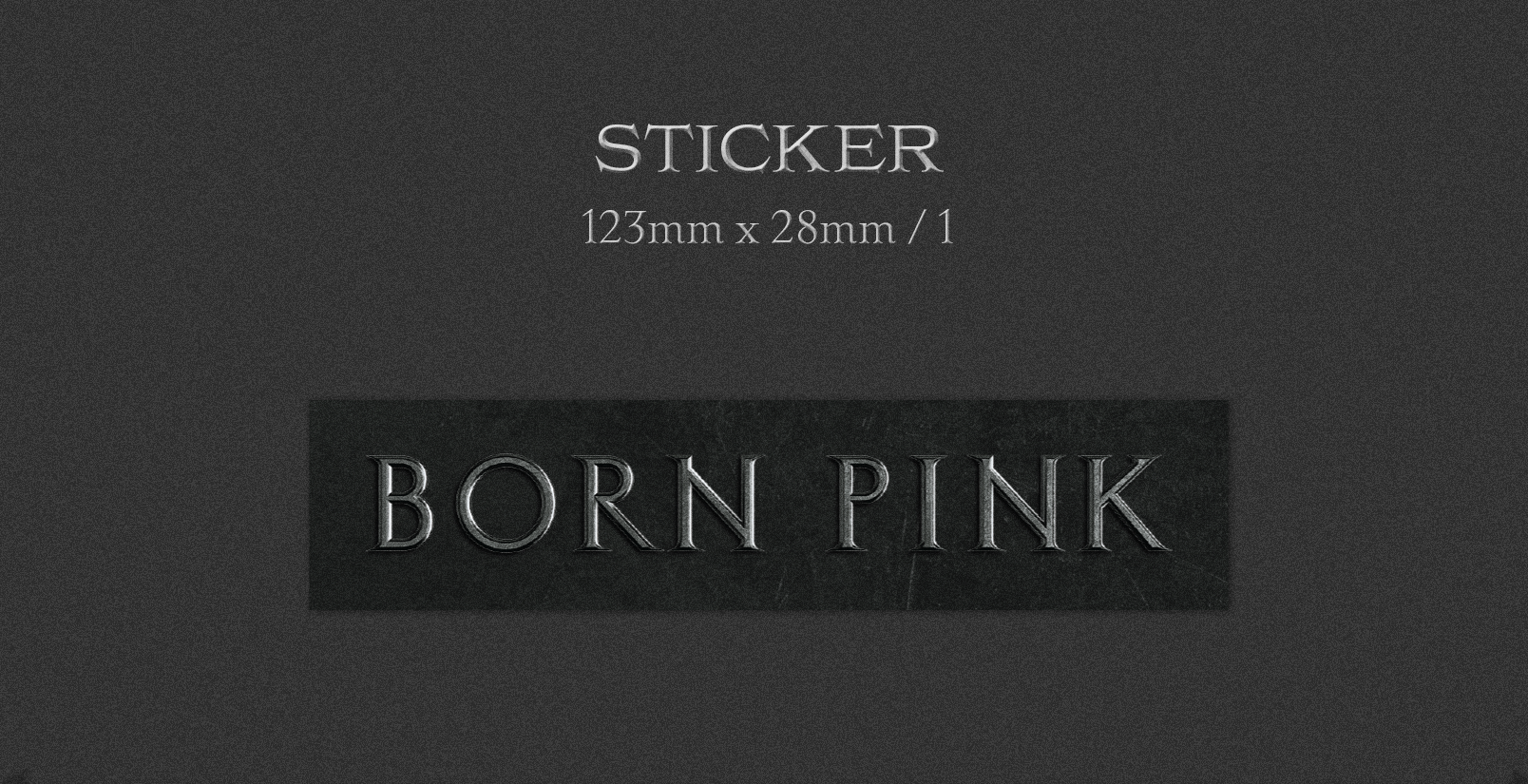 BORN PINK Box Set - Black Complete Edition